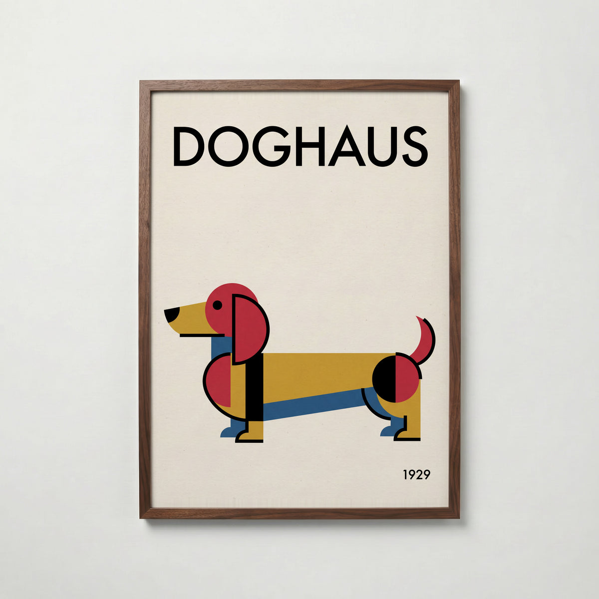 Doghaus Poster – valnötsram