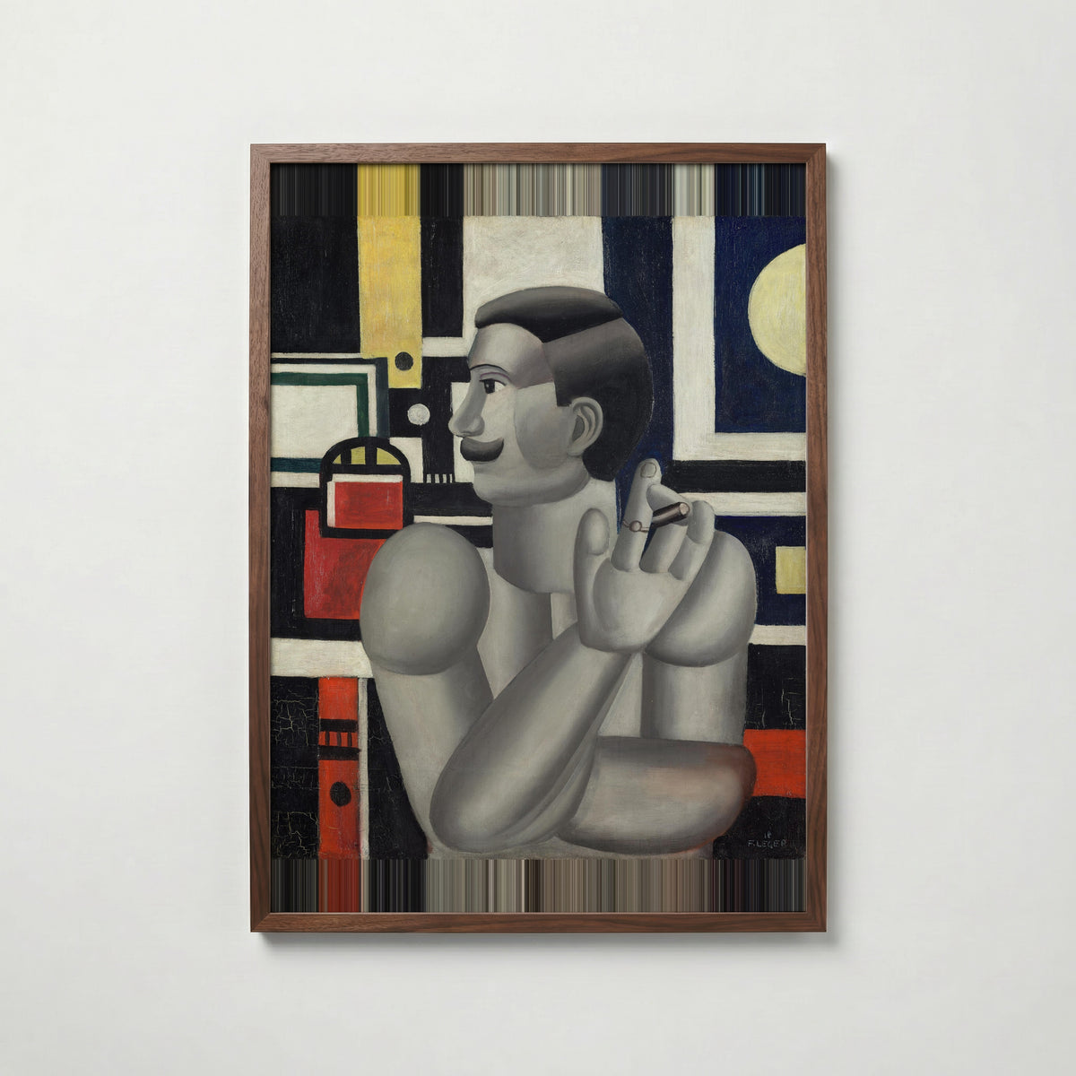 Fernand Leger The Mechanic 1920 Poster – valnötsram