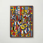 Fernand Leger The Musicians Poster – valnötsram