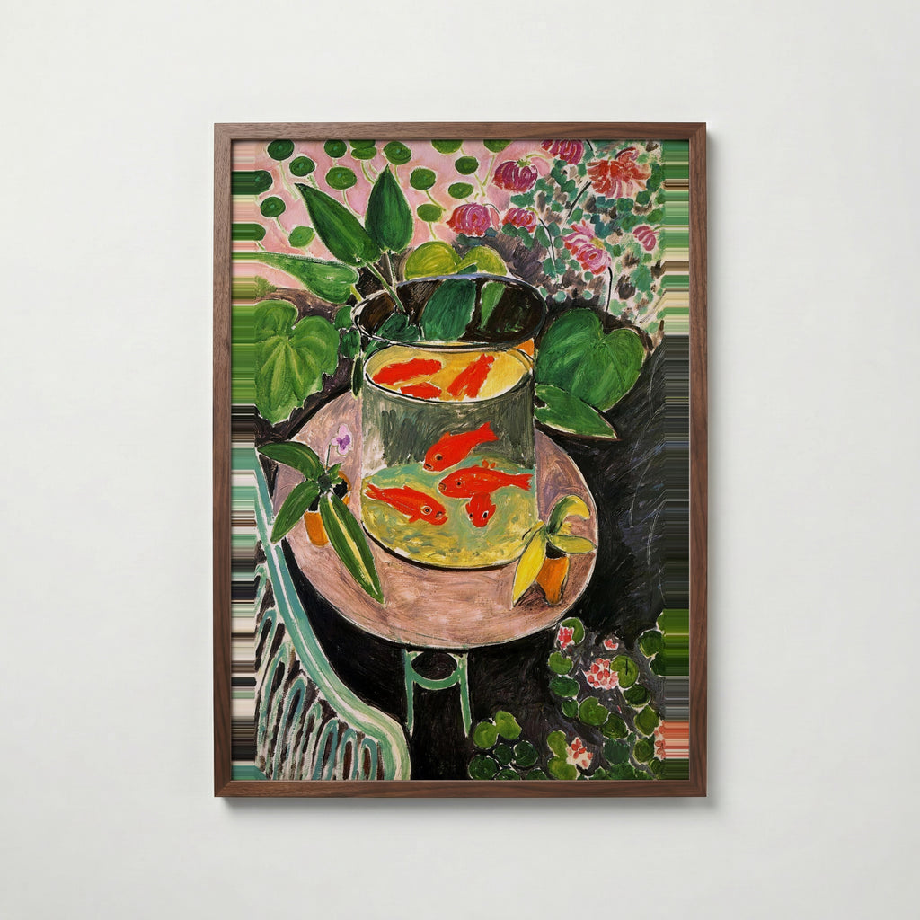 Henri Matisse Goldfish 1912 Poster – valnötsram