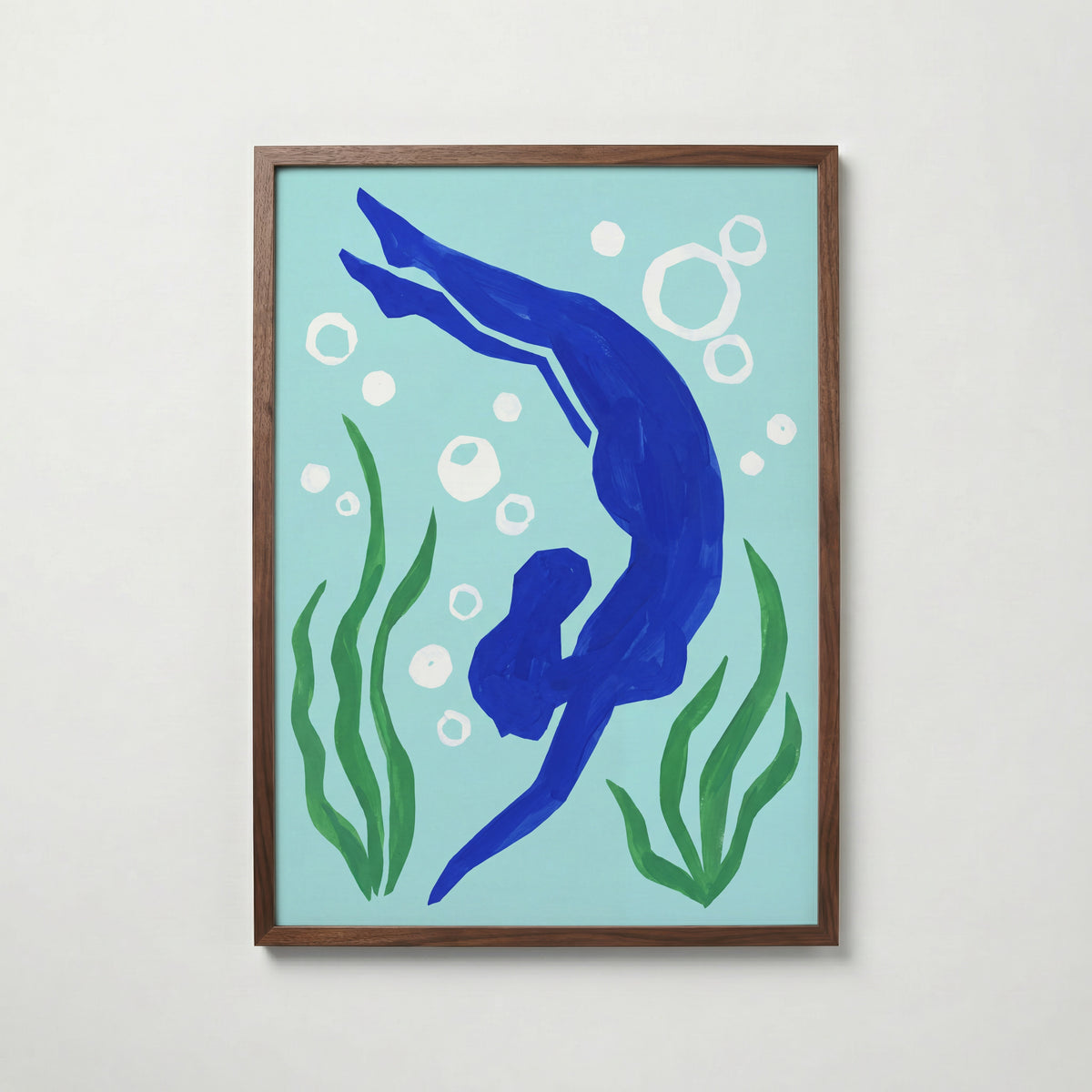 Henri Matisse The Swimmer Poster – valnötsram