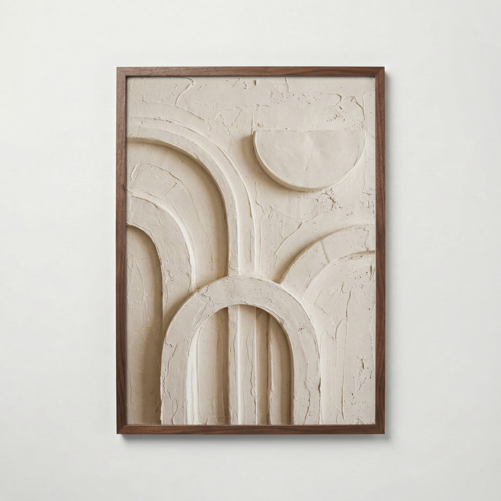 Plaster Arches Poster – valnötsram