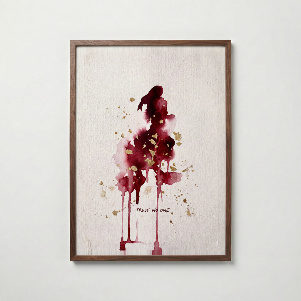 Trust No One Poster – valnötsram