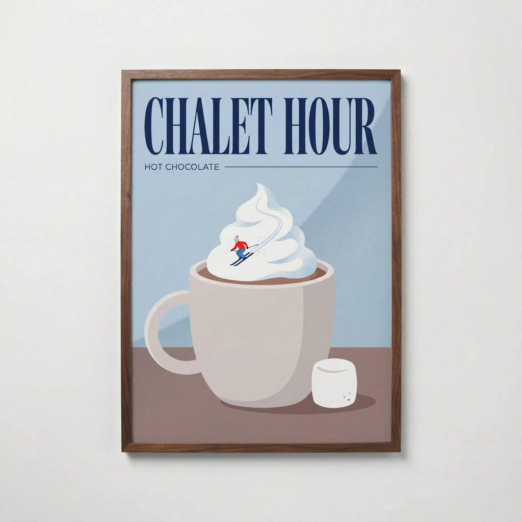 Whipped Cocoa Slope Poster – valnötsram