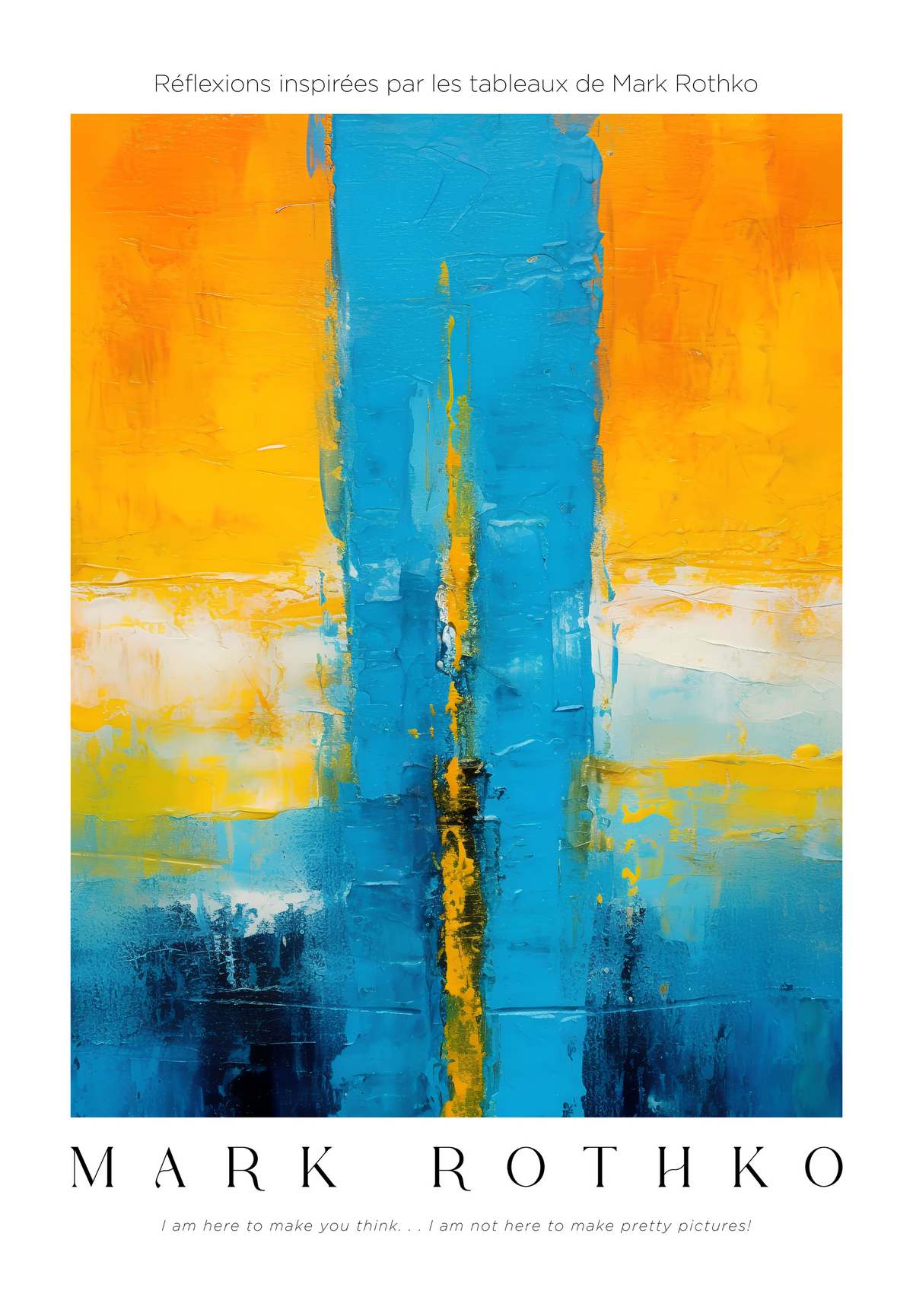 Skybreak Mark Rothko – affisch med snyggt motiv, köp enkelt hos Bozetto i flera storlekar