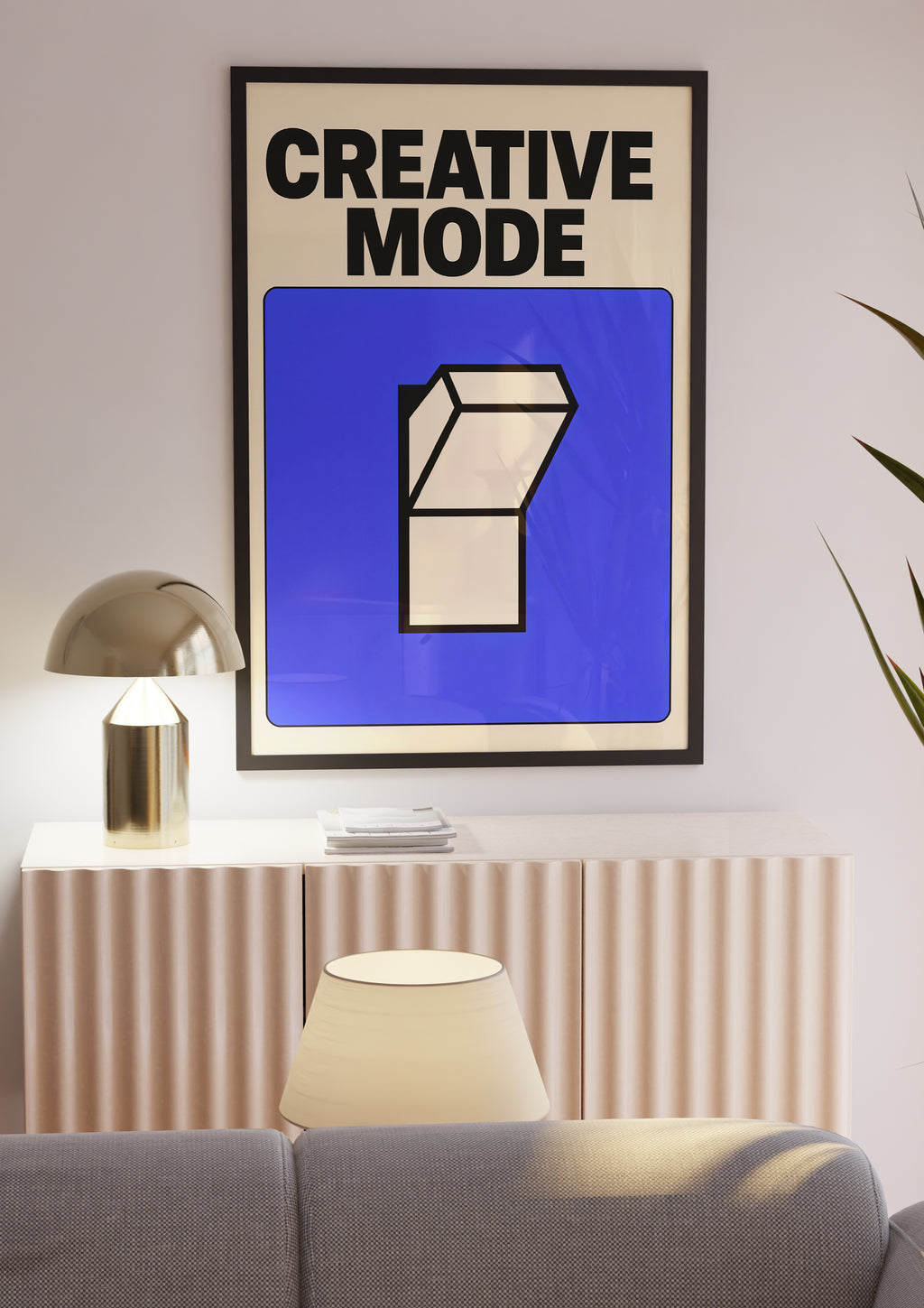Creative Mode poster visad rakt fram – Bozetto affisch i hög tryckkvalitet i hög tryckkvalitet