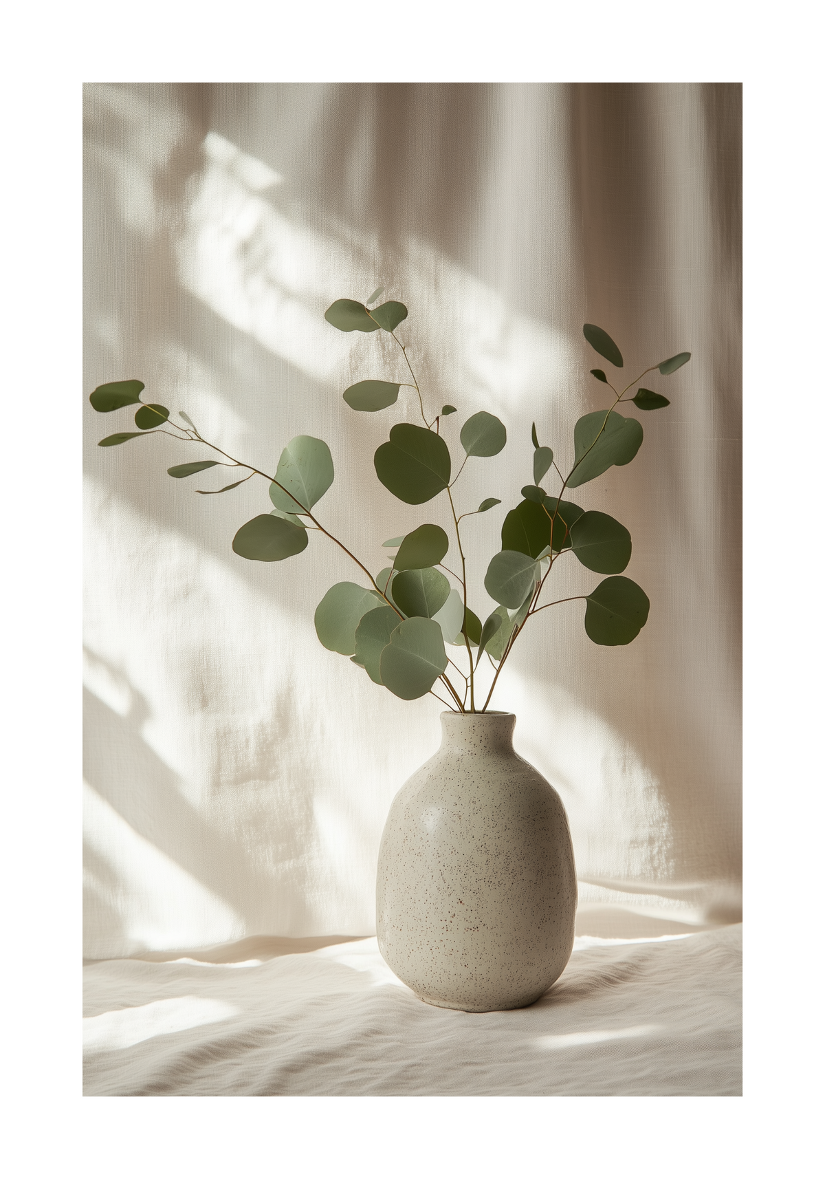 Eucalyptus Vase – affisch med snyggt motiv, köp enkelt hos Bozetto i flera storlekar