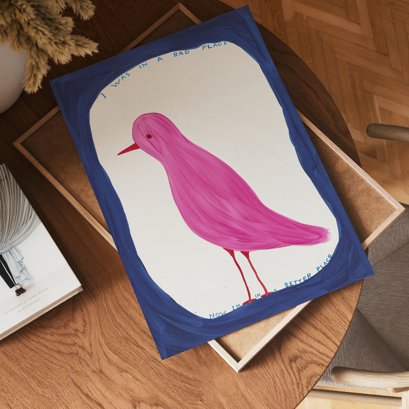 Pink Bird Poster