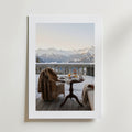 Alpine Morning Indulgence – stilfullt konsttryck från Bozetto, tryckt på matt finpapper