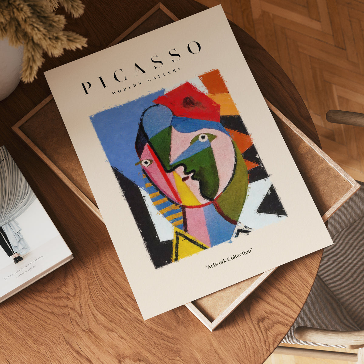 Picasso Cubist Portrait – affisch med stilfullt motiv från Bozetto i hög kvalitet