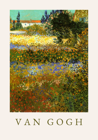 Van Gogh Garden At Arles Poster