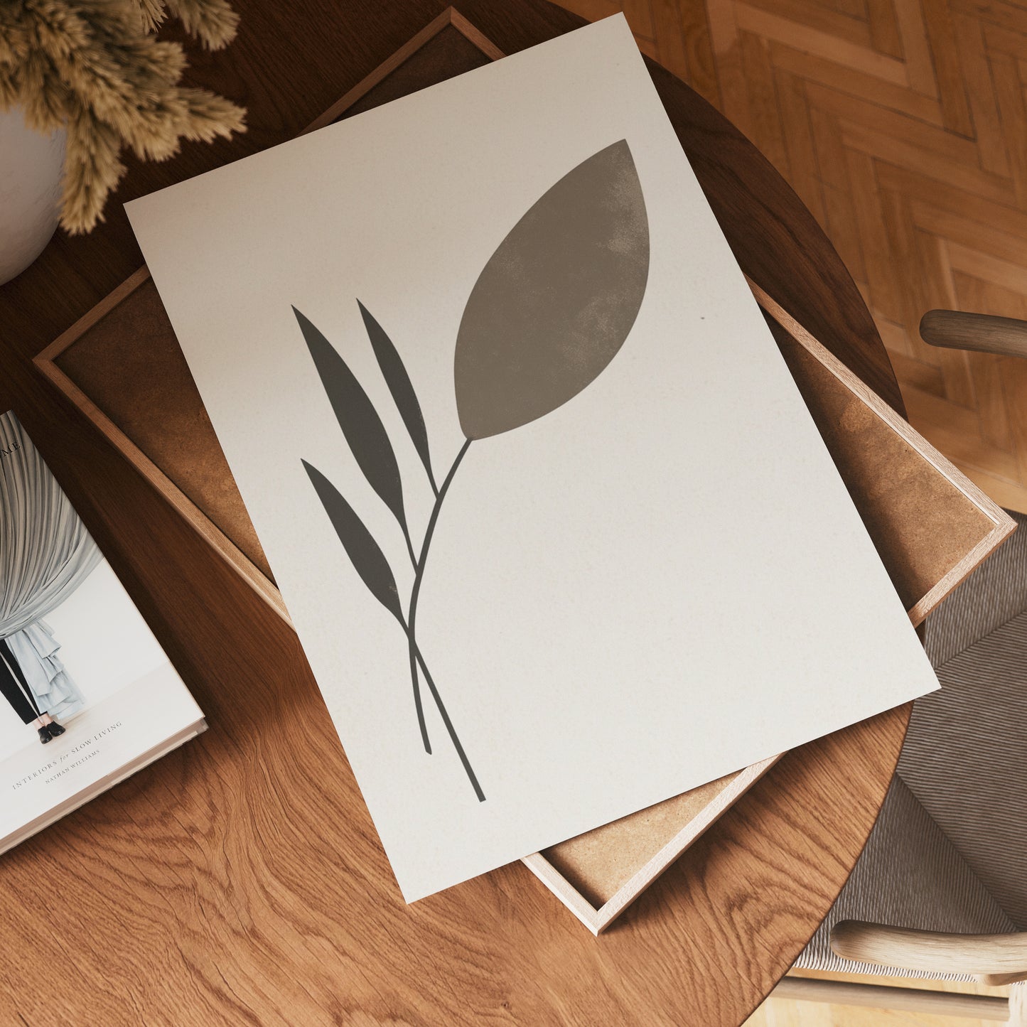 Modern Nature Form Poster