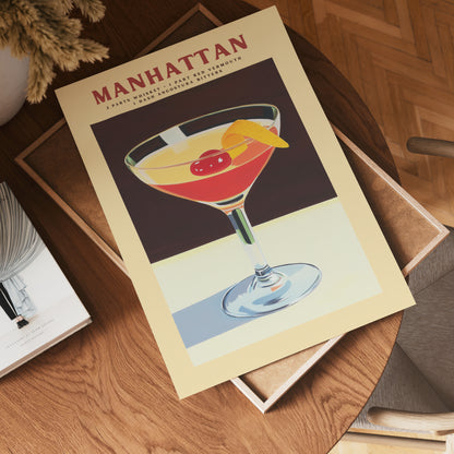 Manhattan Drink Poster