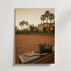 Courtside Riviera Luxury Poster – utan passepartout