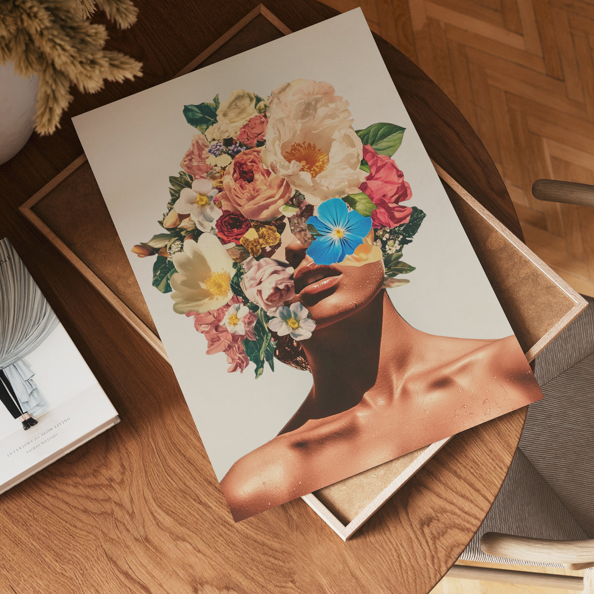 Golden Bloom poster visad rakt fram – Bozetto affisch i hög tryckkvalitet i hög tryckkvalitet