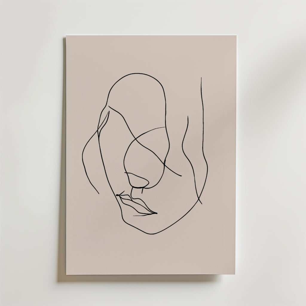 Soft Shadows – stilfullt konsttryck från Bozetto, tryckt på matt finpapper i hög tryckkvalitet