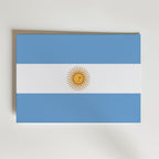 Argentina National Flag Poster – modern konst och stilren konsttryck för hemmet hos Bozetto
