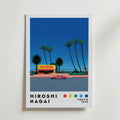 Mockup av Hiroshi Nagai Tower Records affisch på vägg – köp enkelt hos Bozetto i hög kvalitet