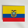 Ecuador National Flag Poster – modern konst och stilren konsttryck för hemmet hos Bozetto
