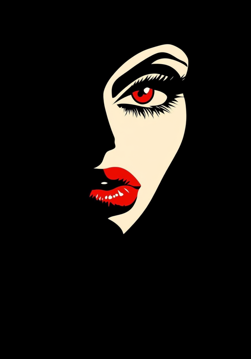 Crimson Allure Poster