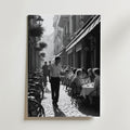 Charming Street Café – stilfullt konsttryck från Bozetto, tryckt på matt finpapper