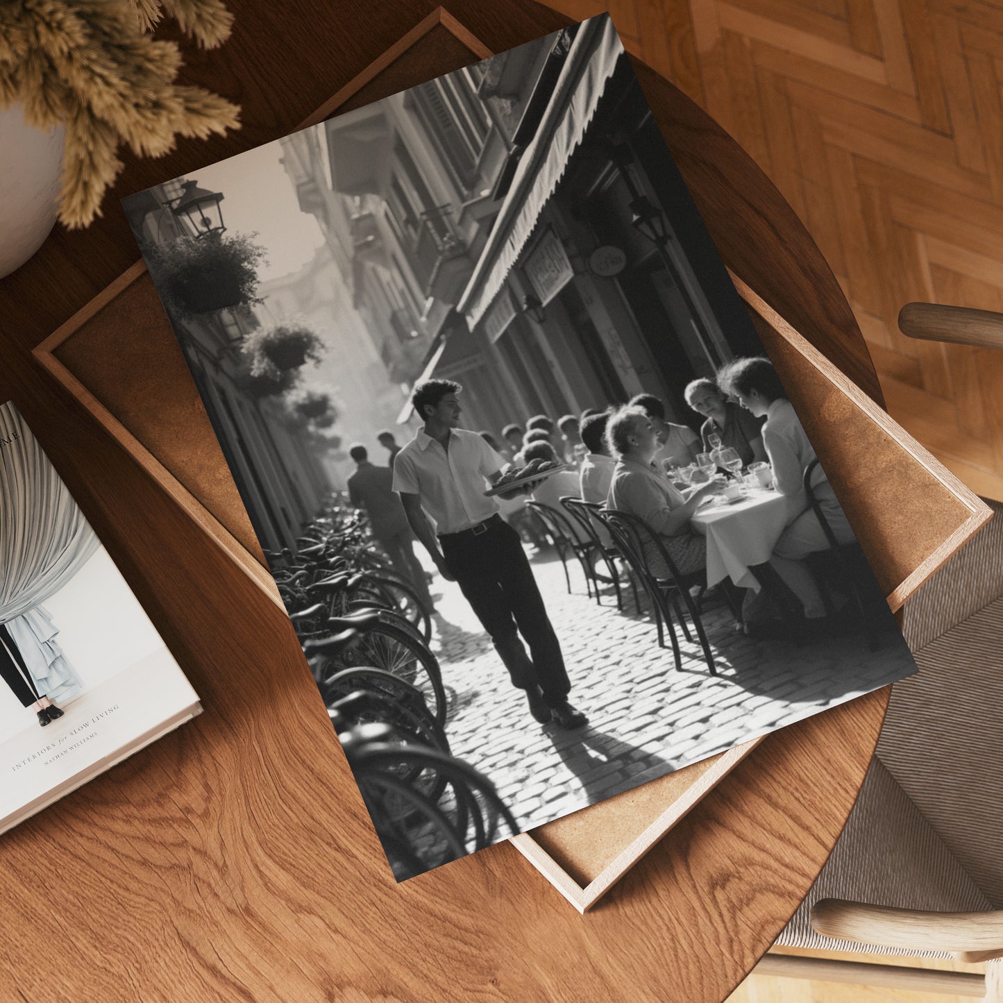 Charming Street Café Poster