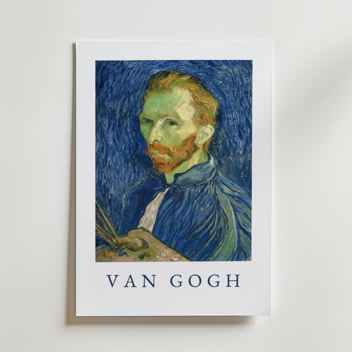 Van Gogh Self Portrait – stilfullt konsttryck från Bozetto, tryckt på matt finpapper