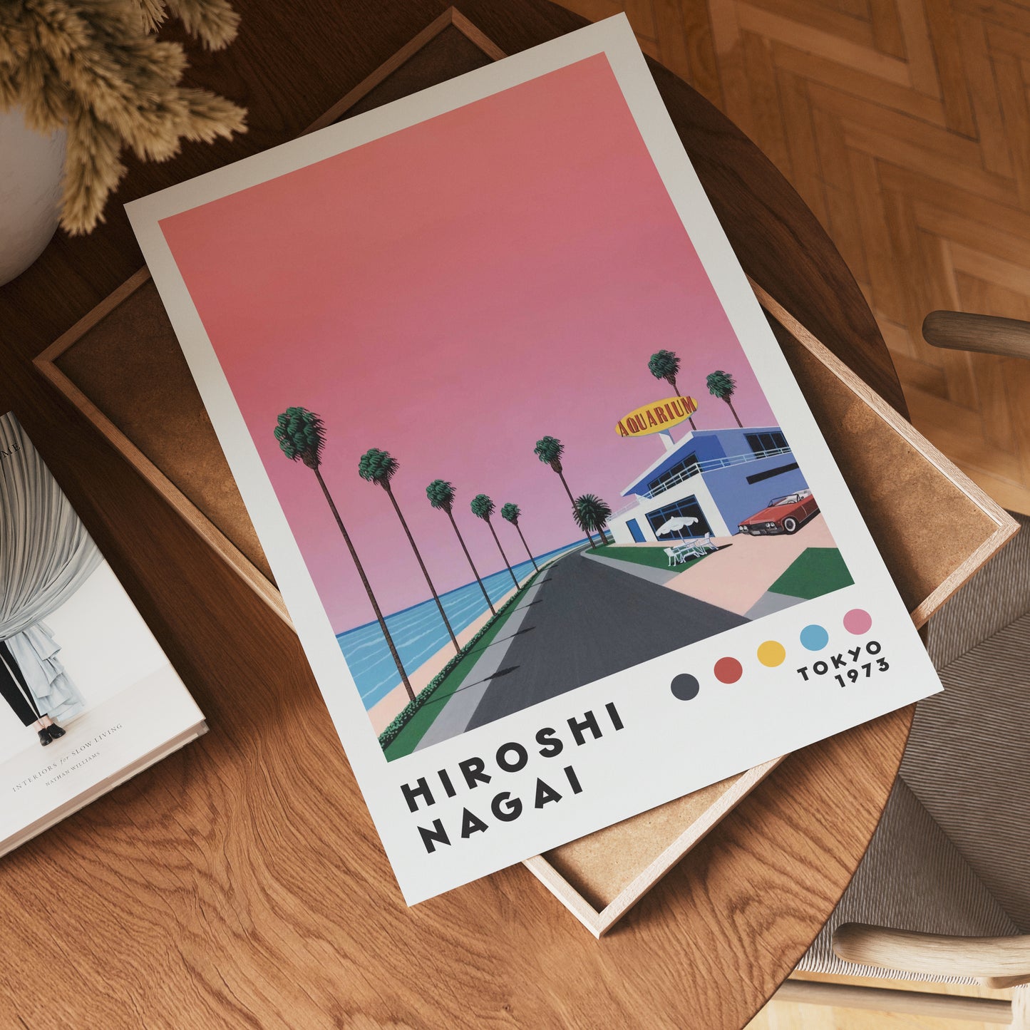 Hiroshi Nagai Sunset Coast Poster