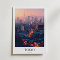 The Tokyo – stilfullt konsttryck från Bozetto, tryckt på matt finpapper i hög tryckkvalitet