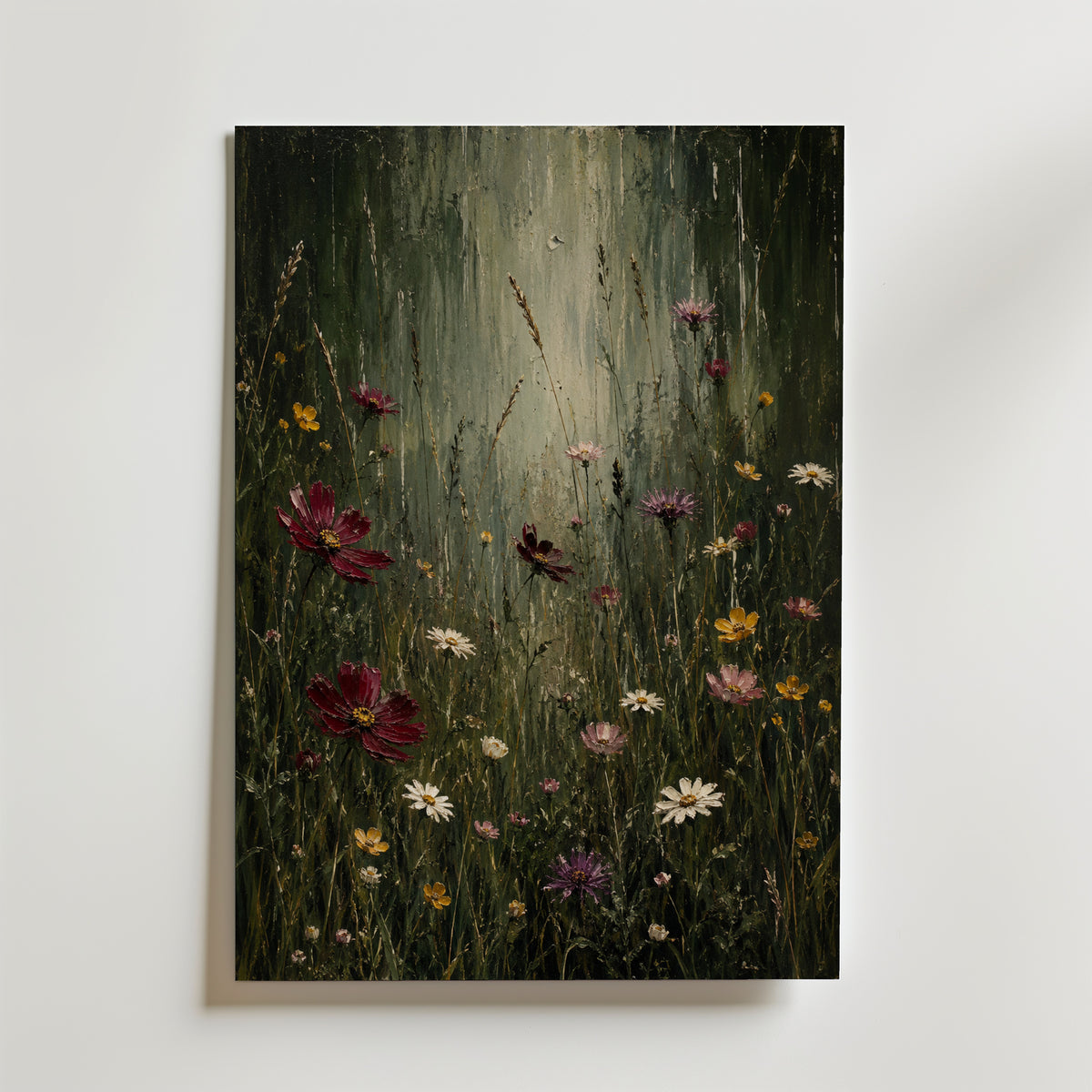 Twilight Meadow affisch inramad i neutral ram – se hur konsttrycket ser ut, Bozetto