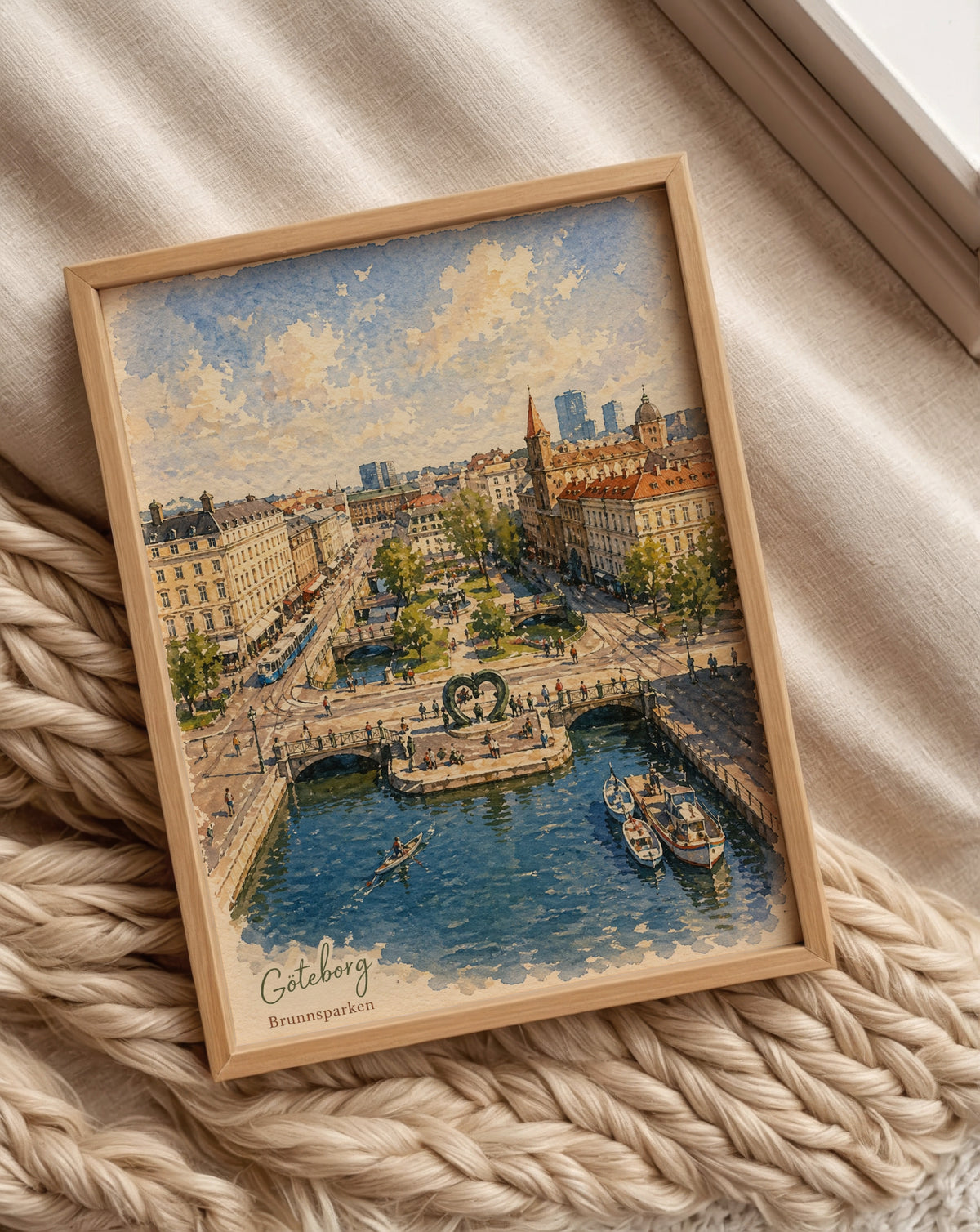 Brunnsparken Göteborg poster i stilrent hem med modern inredning – köp enkelt hos Bozetto