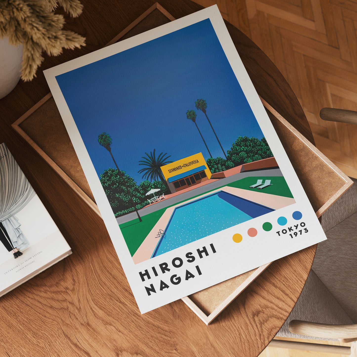 Hiroshi Nagai California Pool Poster