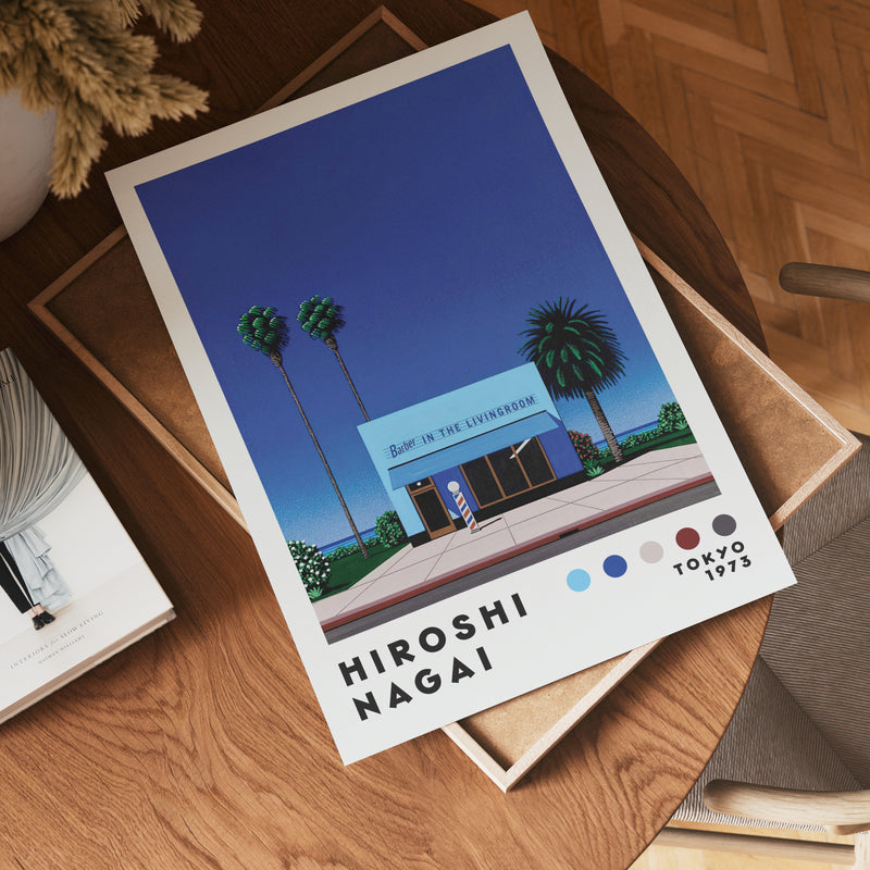 Hiroshi Nagai Barber Shop Poster