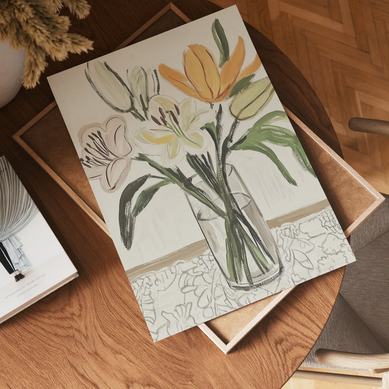 Purple Lavender Fields Poster