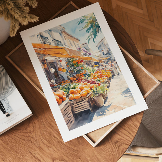 Mediterranean Market Poster