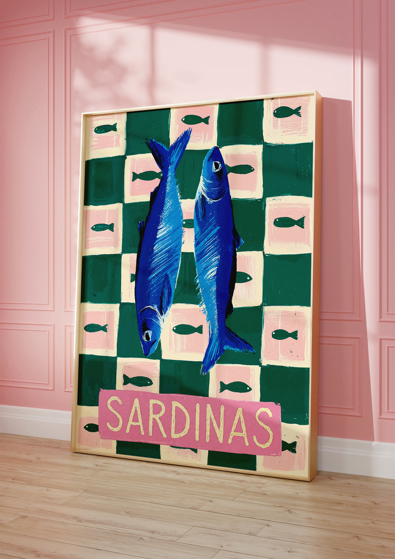 Sardinas Fish Poster