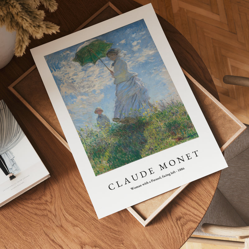 Claude Monet Woman With a Parasol Poster