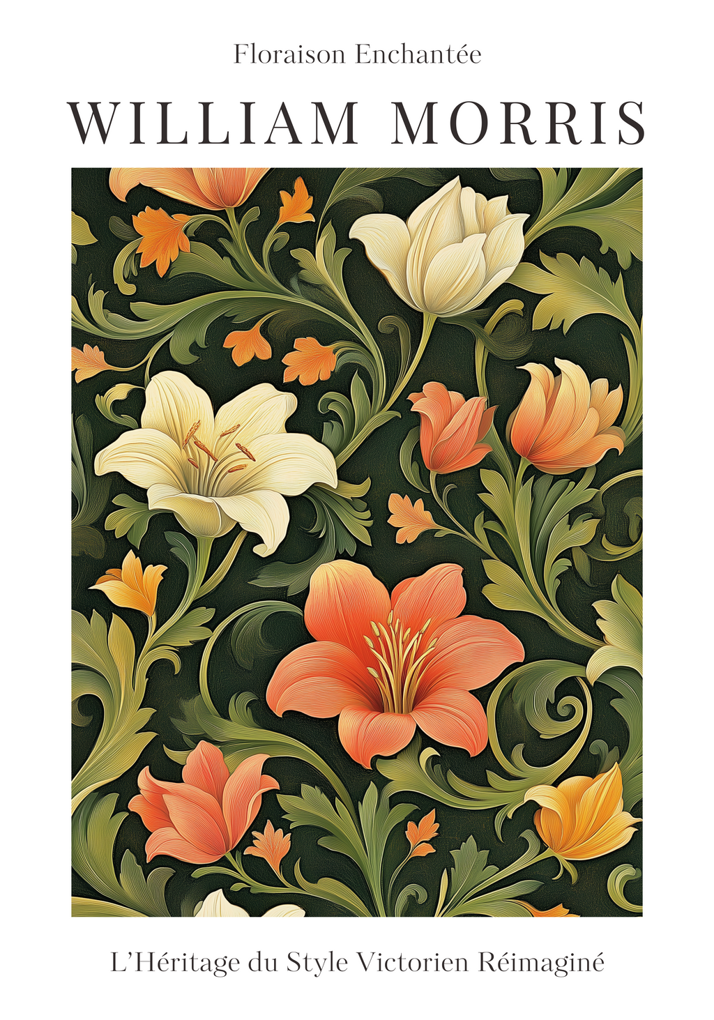 Floraison Enchantée William poster visad rakt fram – Bozetto affisch i hög tryckkvalitet