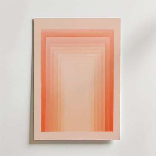 Peach Gradient Poster