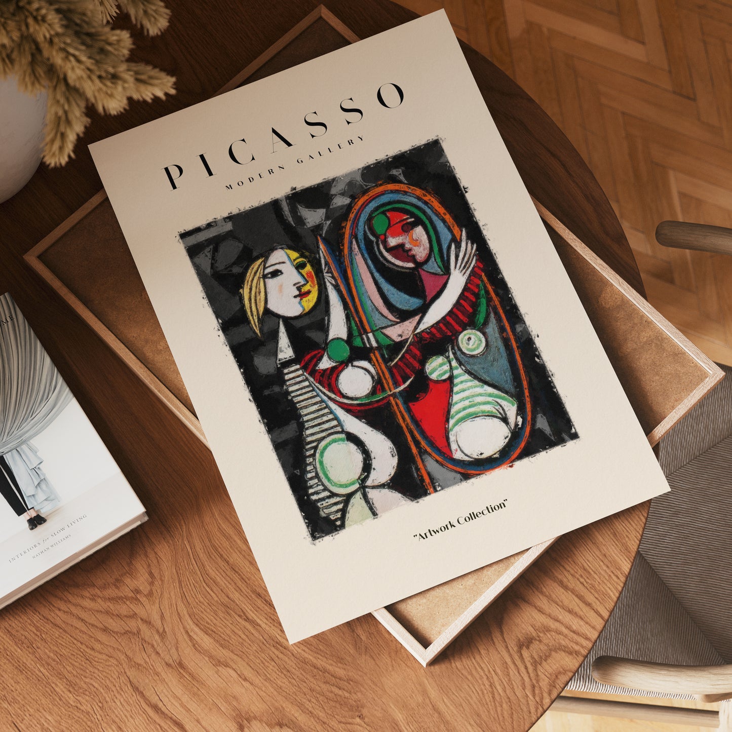 Picasso Inspired Mirror Poster