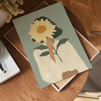 Hidden sunflower No.2 – affisch med snyggt motiv, köp enkelt hos Bozetto i flera storlekar