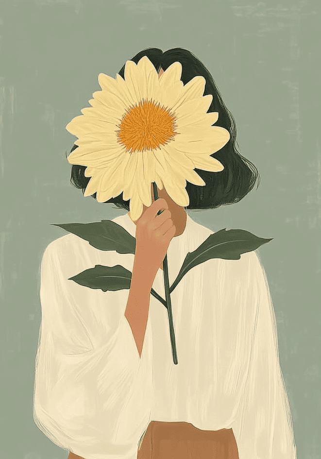 Hidden sunflower No.2 – köp enkelt hos Bozetto konsttryck i hög kvalitet i hög kvalitet