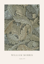 William Morris Acanthus poster visad rakt fram – Bozetto affisch i hög tryckkvalitet
