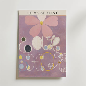 Hilma af Klint The Pink Flower Poster