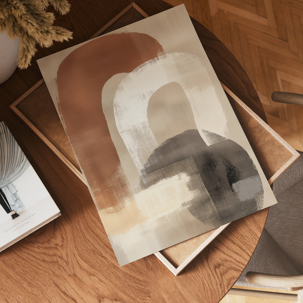 Retro Arches poster visad rakt fram – Bozetto affisch i hög tryckkvalitet i hög tryckkvalitet