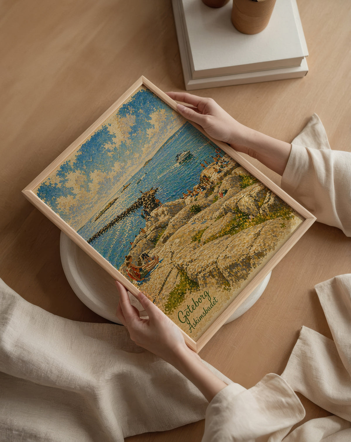Askimsbadet Göteborg poster i stilrent hem med modern inredning – köp enkelt hos Bozetto