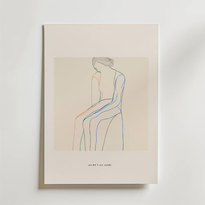 Contour Lines Poster