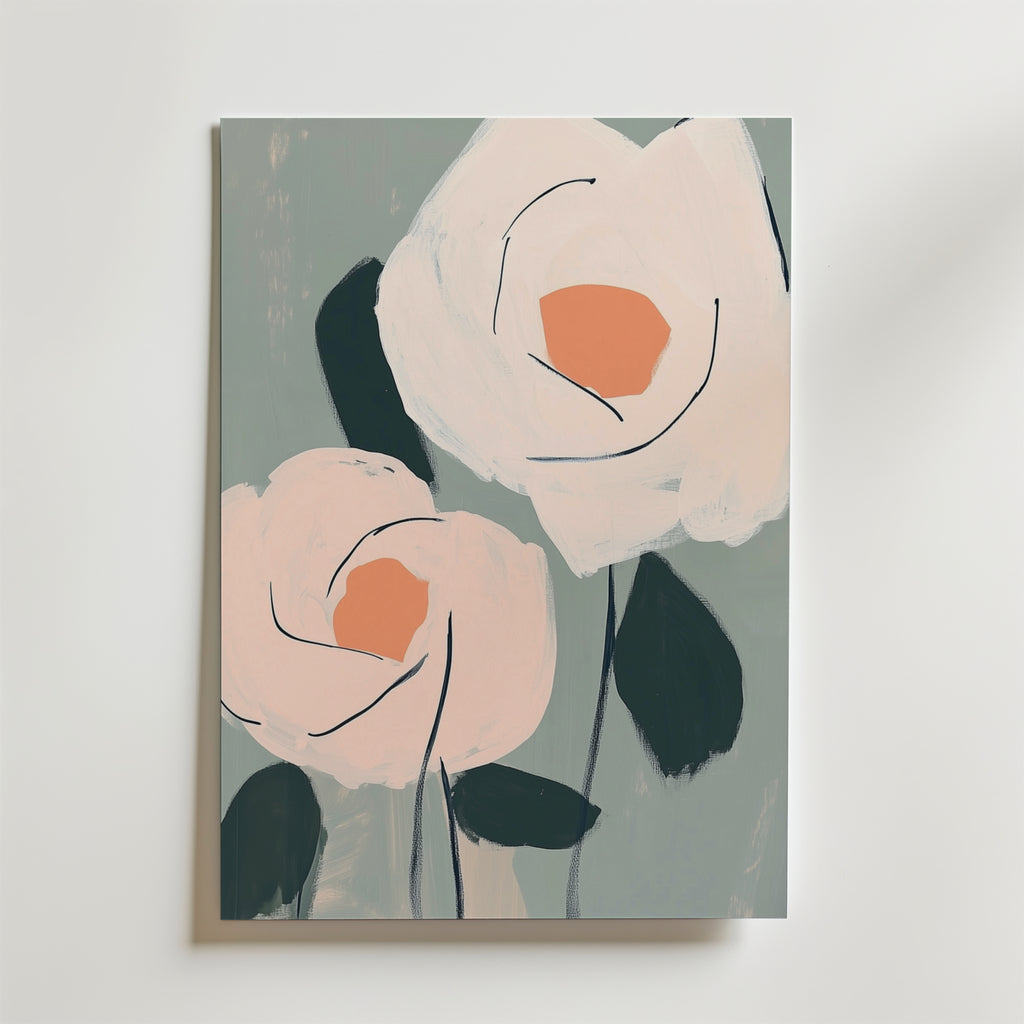 Red Tulip Delight – stilfullt konsttryck från Bozetto, tryckt på matt finpapper i hög tryckkvalitet