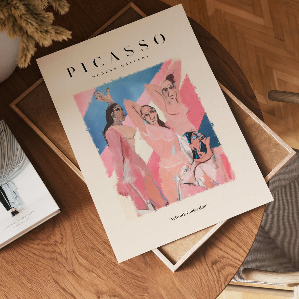 Picasso’s Five Women poster visad rakt fram – Bozetto affisch i hög tryckkvalitet