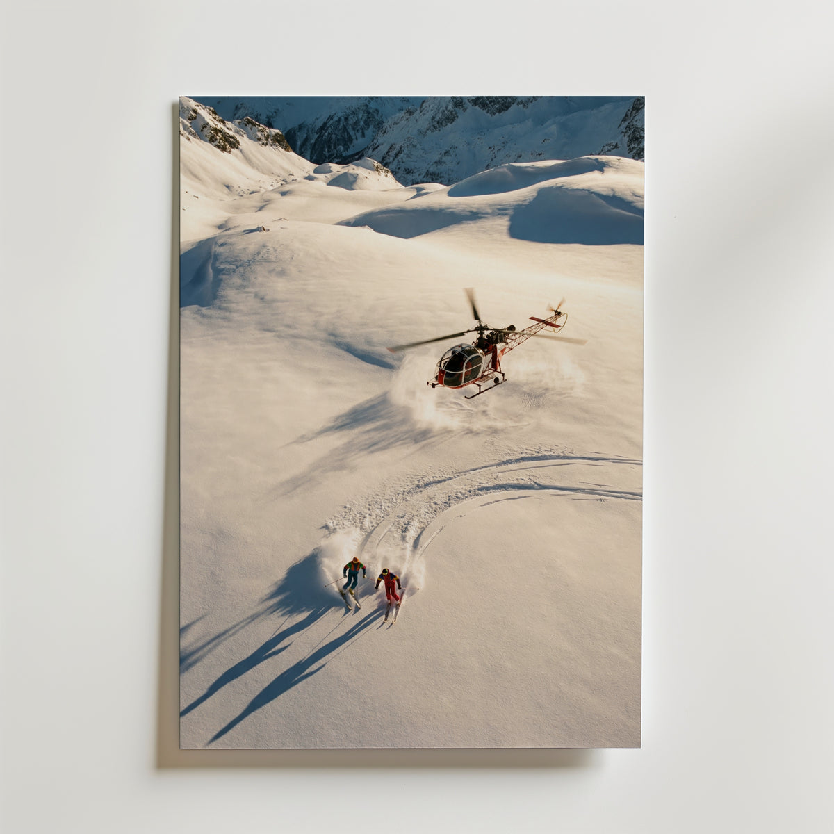 Alpine Pursuit Prestige Poster – utan passepartout